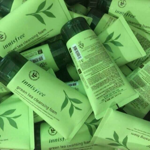 sửa rửa mặt trà xanh innisfree