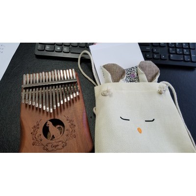 [ĐÀN KALIMBA CHÍNH HÃNG BẢO HÀNH 12 THÁNG]  Kalimba CEGA CKC17M gỗ mahogany 17 phím khắc nốt sẵn