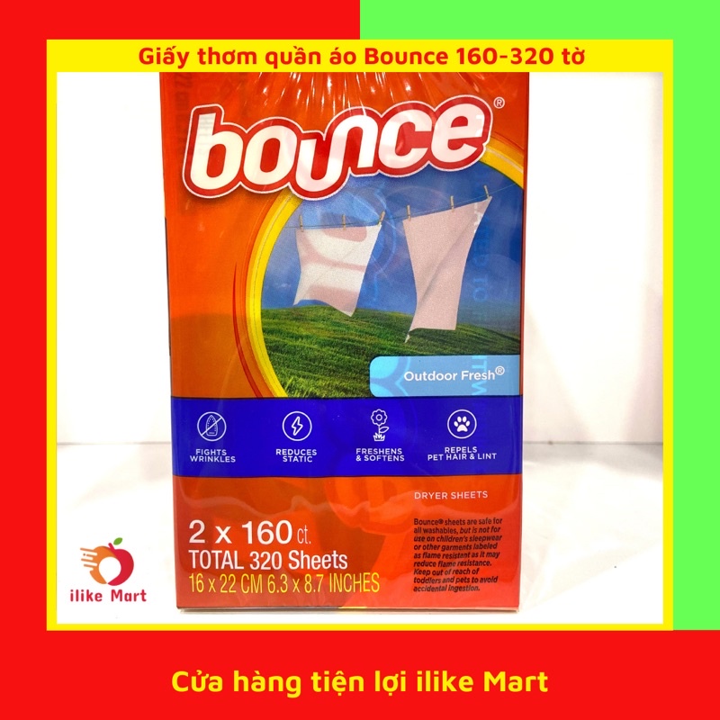 Giấy thơm quần áo Bounce