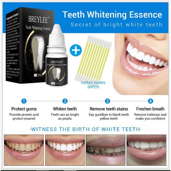 Tinh Chất Breylee Làm Trắng Răng Teeth Whitening Essence VG