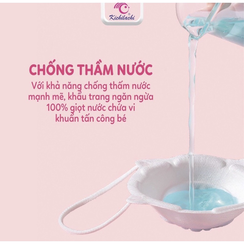 [ CÓ SẴN GIAO LIỀN ]  Khẩu trang cho bé hình gấu bịch 3 cáiO