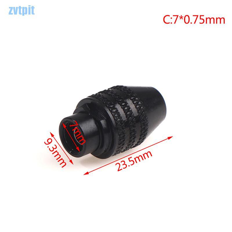 Đầu Kẹp Mũi Khoan Mini 0.3-3.4mm M7 M8X0.75