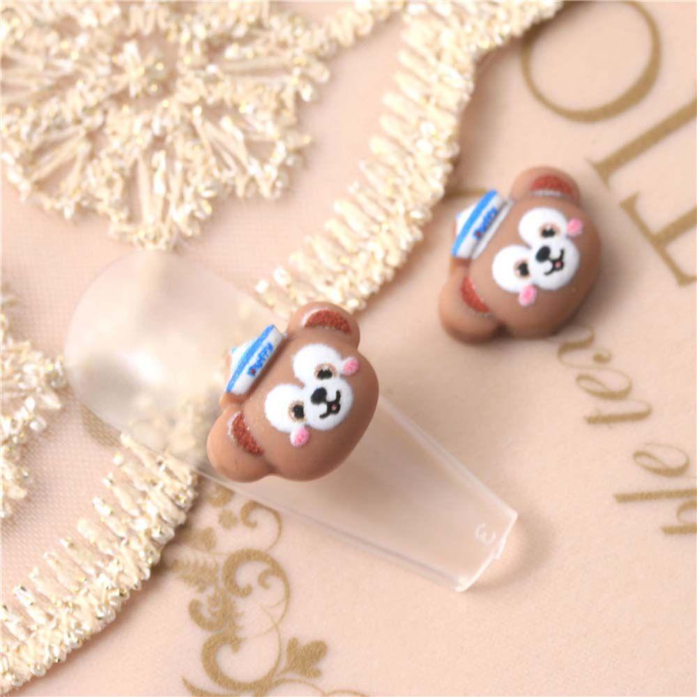 Phụ Kiện Trang Trí Móng Tay Hình Thỏ / Gấu / Thỏ / Dâu Tây Phong Cách Nhật Bản Dễ Thương