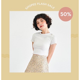 Croptop new bleubird 90k size s new tag, váy xanh lá new