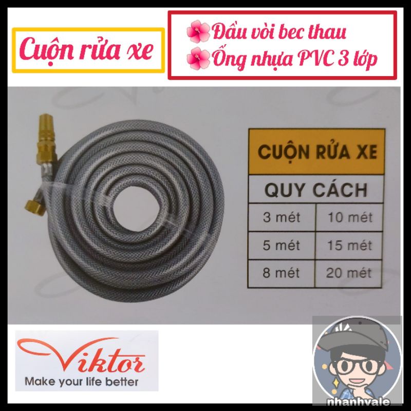 Bộ vòi xịt rửa xe cao cấp Viktor