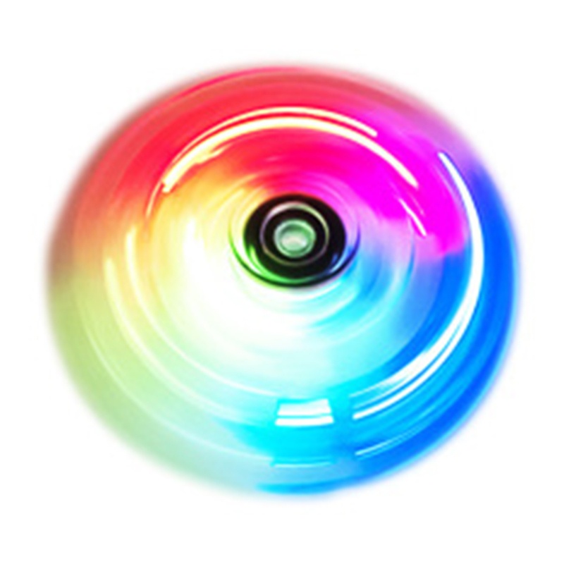 Con Quay Đồ Chơi Fidget Spinner EDC Trong SuốT Với ĐèN LED GiúP GiảM Stress Cho Trẻ Em