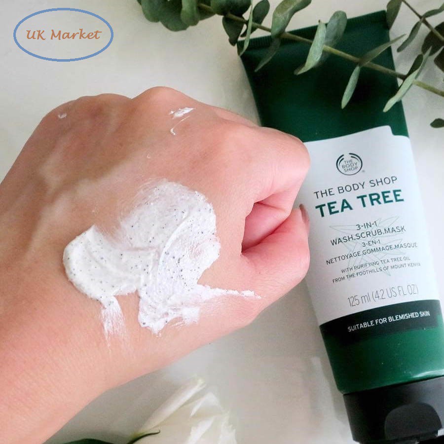 Tẩy da chết The Body Shop Tea Tree Squeaky Clean Scrub