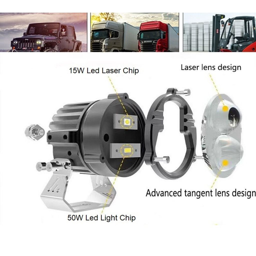 Đèn BiLed Laser U30 - Dùng cho đèn gầm ô tô và trợ sáng xe mô tô