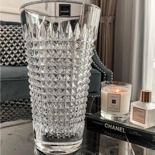 LỌ HOA PHA LÊ ROGASKA DIAMOND VASE 27CM