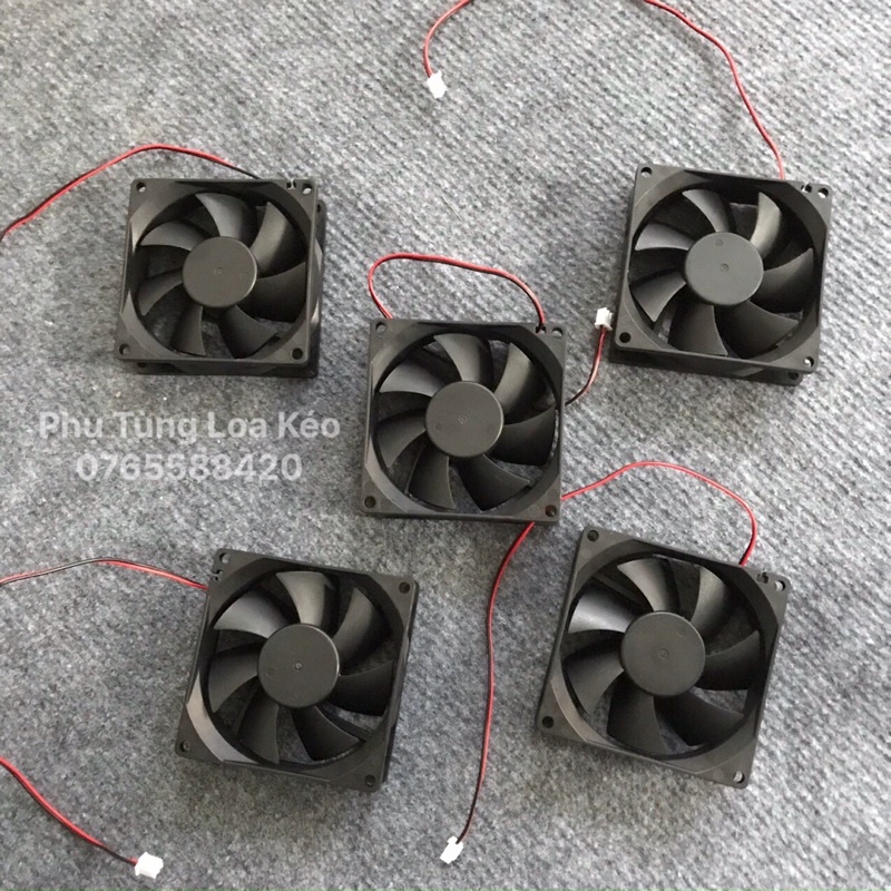Quạt tản nhiêt PL80S12H  Kích Thước 8cm x 8cm X 2.5cm  - Điện áp DC 12V - Chân Ghim 2pin