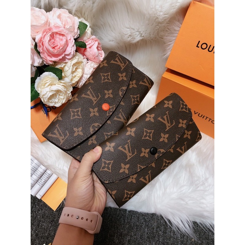 Ví hoa nâu cúc dài size 20 fullbox | BigBuy360 - bigbuy360.vn