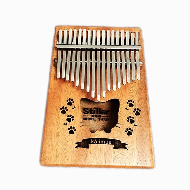 Đàn Kalimba Stiller cao cấp 17 phím, Thumb Piano 17 keys - Gỗ mèo