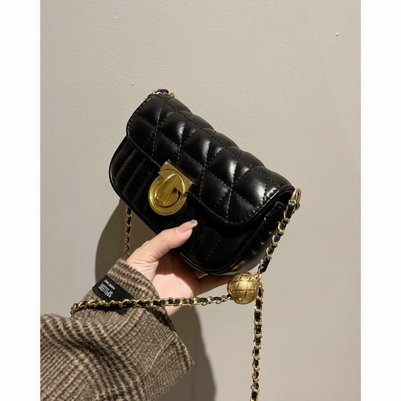 Túi đeo chéo da trần dây chuông siêu đẹp