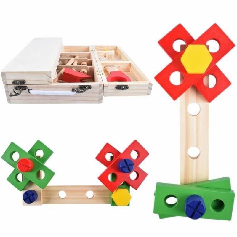 ĐỒ CHƠI GỖ BỘ SỬA CHỮA KỸ THUẬT CƠ KHÍ 39CT
