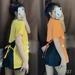 ÁO THUN HỞ LƯNG CỘT DÂY