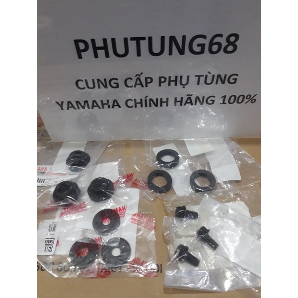 Bộ cao su ghi đông và ốc long đền Exciter 2006_2014 Yamaha