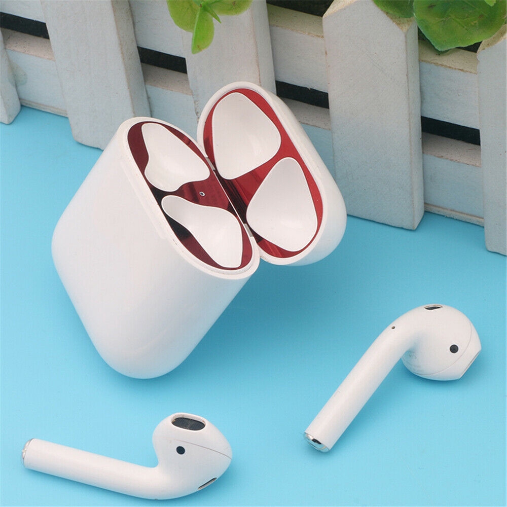 Miếng ốp kim loại bảo vệ cho hộp tai nghe Airpods