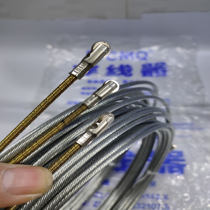 Dây mồi luồn dây điện -dây cáp đầu báng xe [] Tặng kèm 2 dây thít
