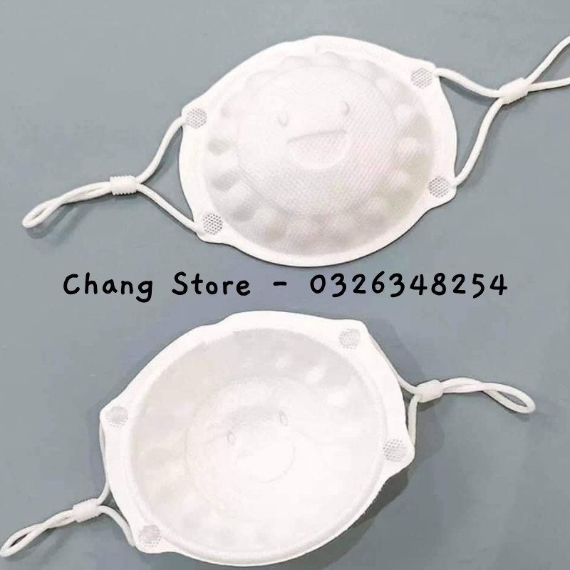 [SET 3 CÁI] Khẩu Trang Gấu/ Khẩu Trang Cho Bé Kichilachi Chính Hãng
