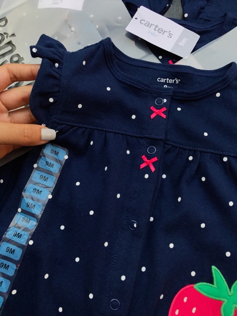 Body Đùi Bé Gái Dâu Tây Navy