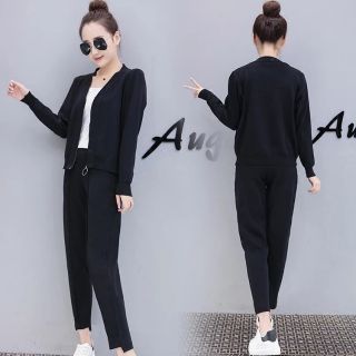 Bộ len quần baggy hàng nhập
