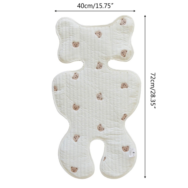 Đệm Lưới 3D Mềm Mại Thoáng Khí Lót Xe Đẩy Em Bé
