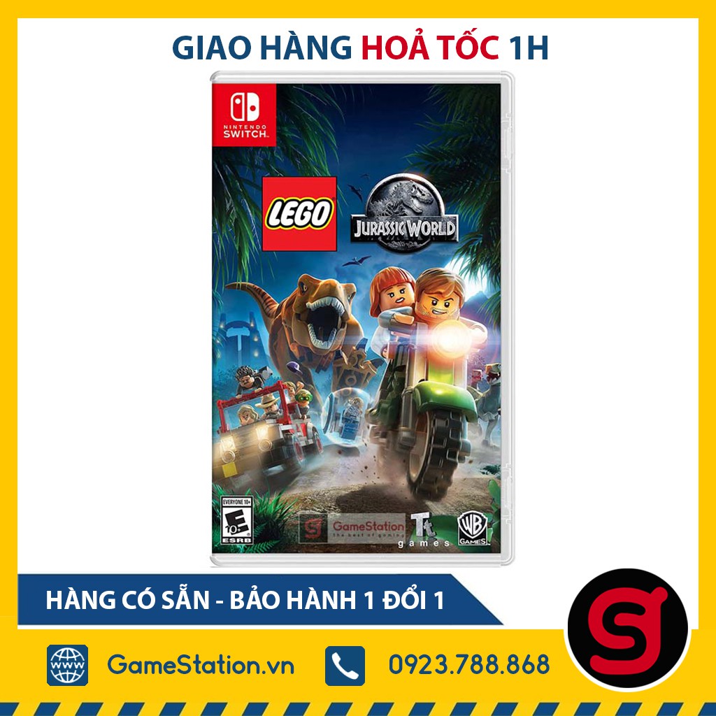 Game Lego: Jurassic World - Cho Máy Nintendo Switch