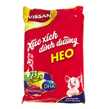 [Mã 1511FMCGSALE giảm 8% đơn 500K] Xúc Xích Dinh Dưỡng Heo Vissan Gói 175g