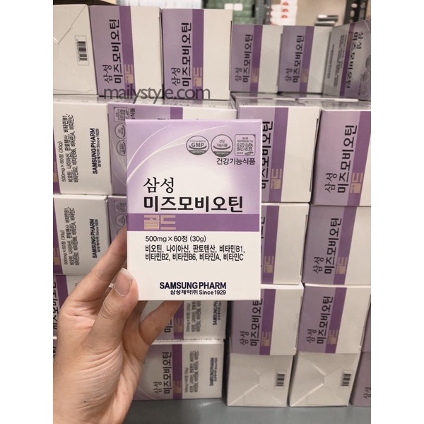 VIÊN UỐNG MỌC TÓC BIOTIN CỦA SAMSUNG FHARM - Biotin Nutri Day