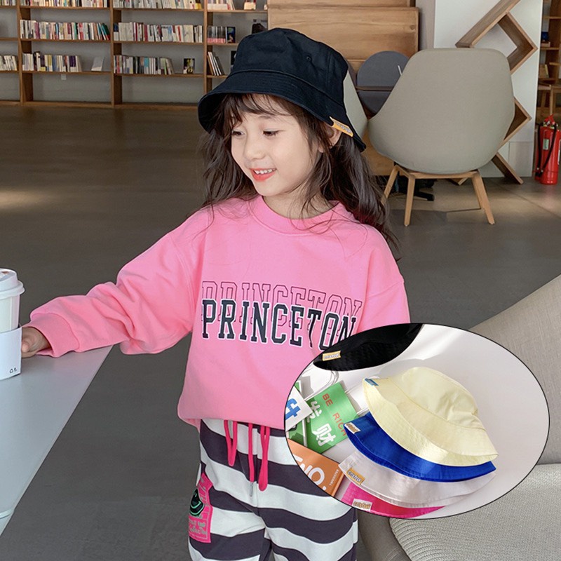 Mũ nón vành đơn màu tone pastel phong cách Hàn Quốc cho bé từ 2,5-5 tuổi M869 ( NÓN KHÔNG DÂY )
