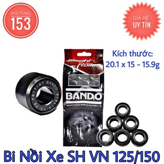 Bi nồi xe sh vn 125/150 - bi nồi bando - phụ tùng 153