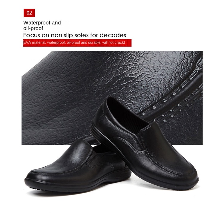 Giày Bảo Hộ Lao Động Siêu Nhẹ Chống Trượt / Dầu / Thấm Nước Cho Nam