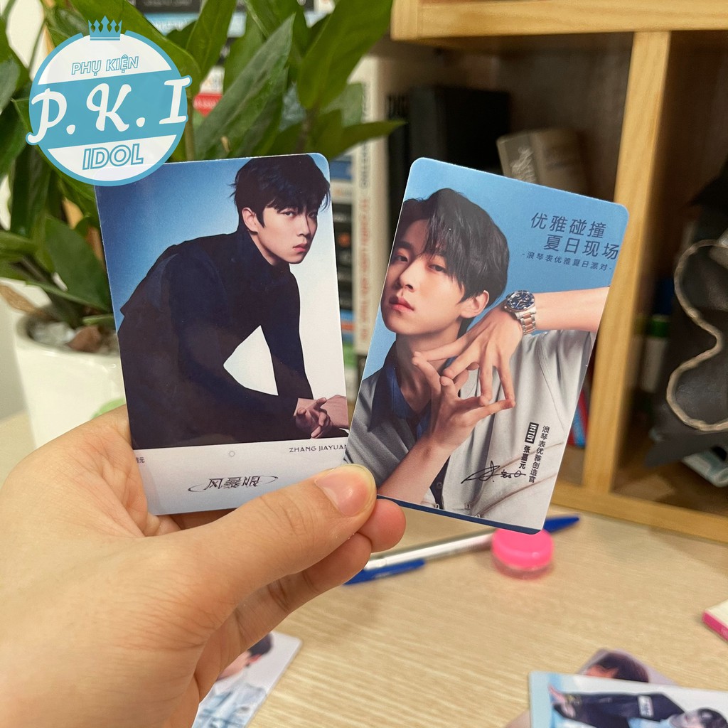 Bộ 9 Card TRƯƠNG GIA NGUYÊN INTO1 WEIBO SƯU TẦM