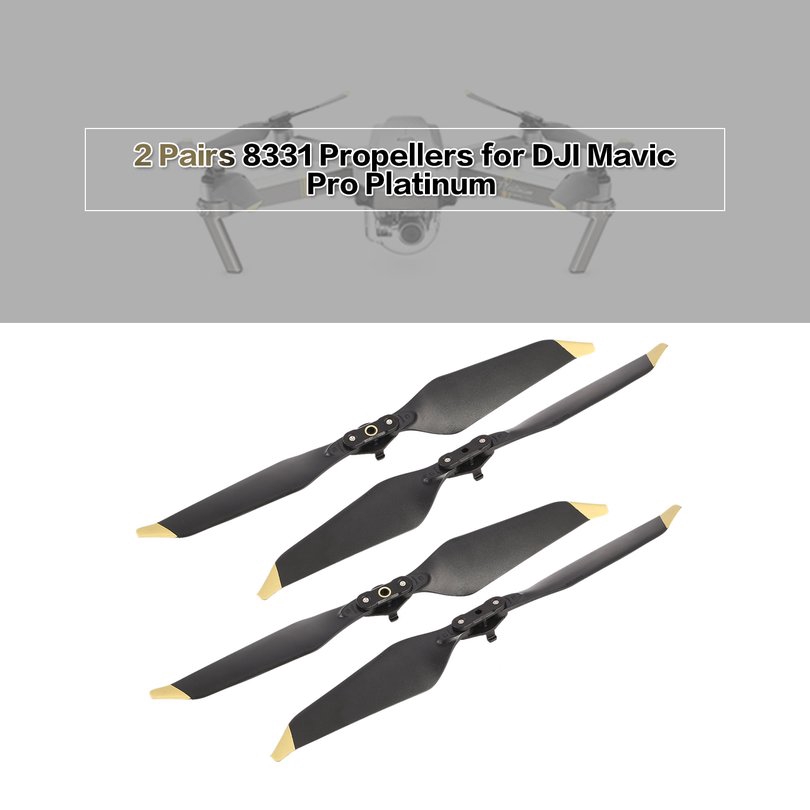 Set 2 Cặp Cánh Quạt 8331 Giảm Tiếng Ồn Cho Dji Mavic Pro Platinum 2020