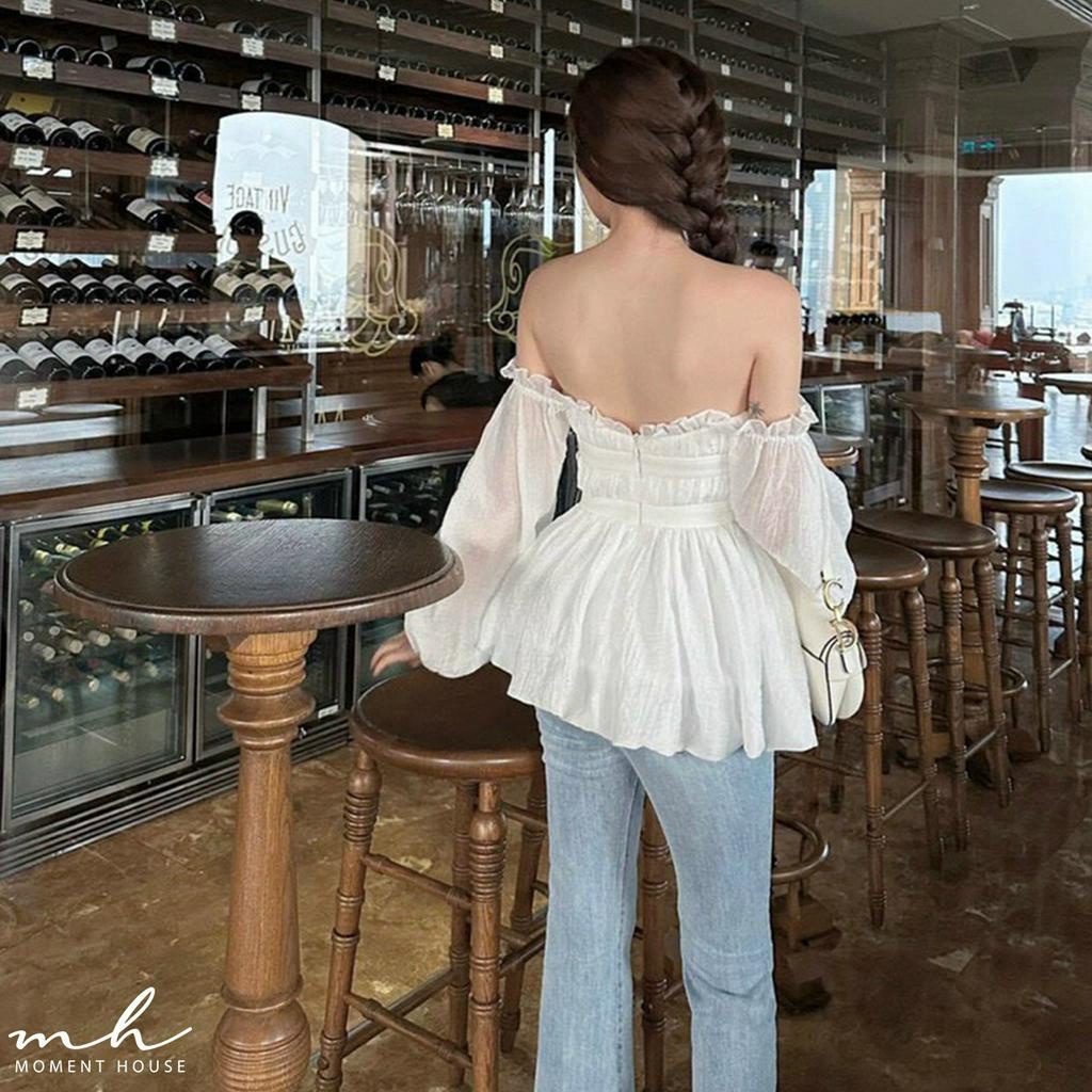 BLEM TOP - Áo trễ vai phồng, phủ sóng chiếc áo quá ư là xinh, phối gì cũng ưng