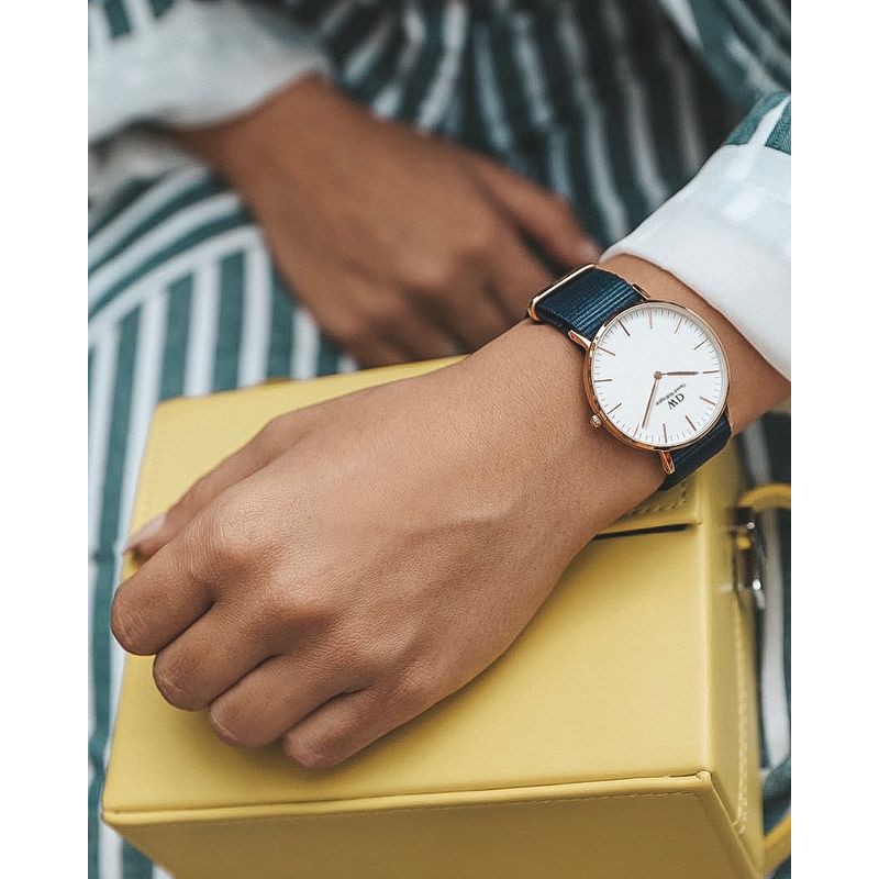 💖 Đồng hồ UNISEX DW Classic Cornwall Dây Vải NATO chính hãng 100% - bảo hành TRỌN ĐỜI, full box, túi 💖