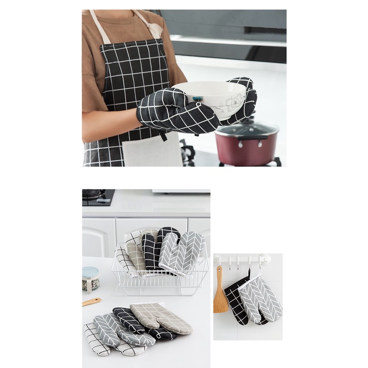 1 Chiếc Găng Tay Chống Nhiệt Dùng Cho Nhà Bếp: Nhấc Nồi, Nướng Bánh..