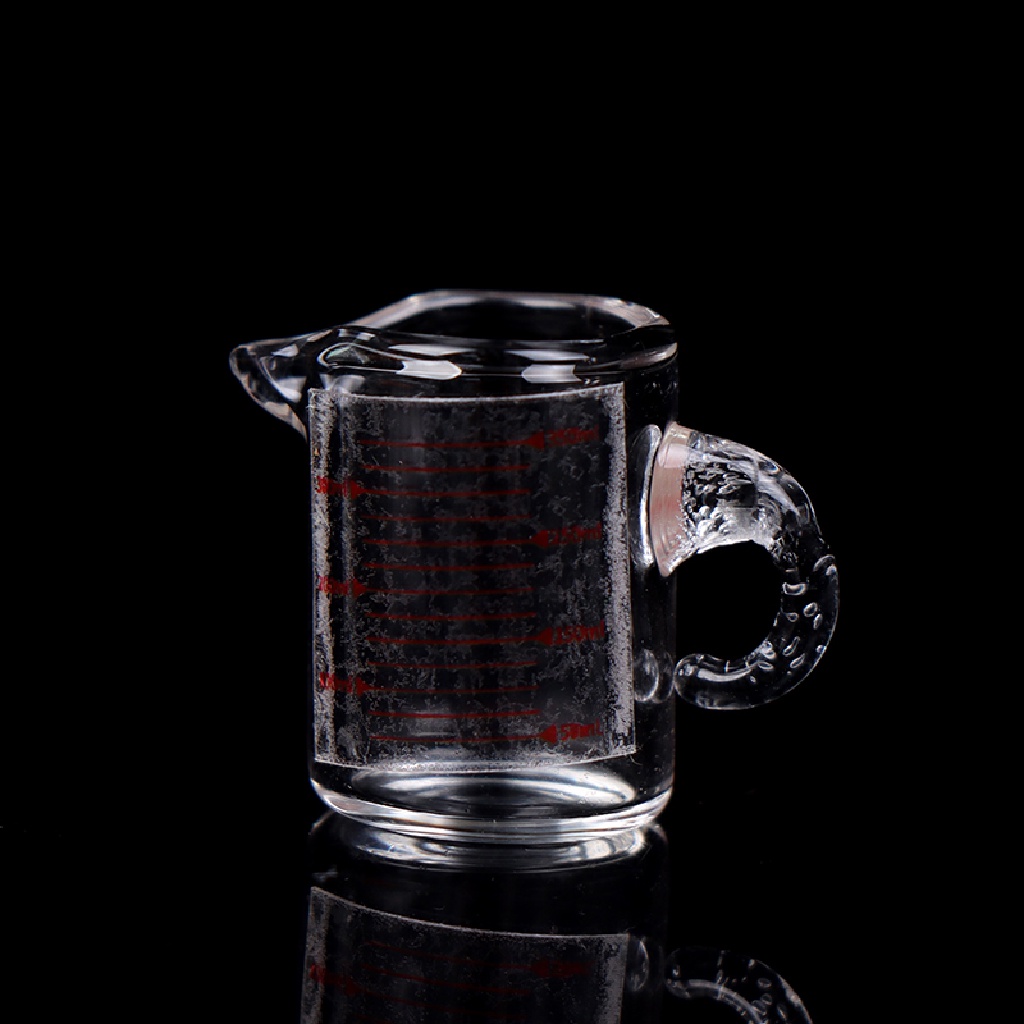 1 Mô Hình Cốc Đo Lường Bằng Kính Trang Trí Nhà Búp Bê