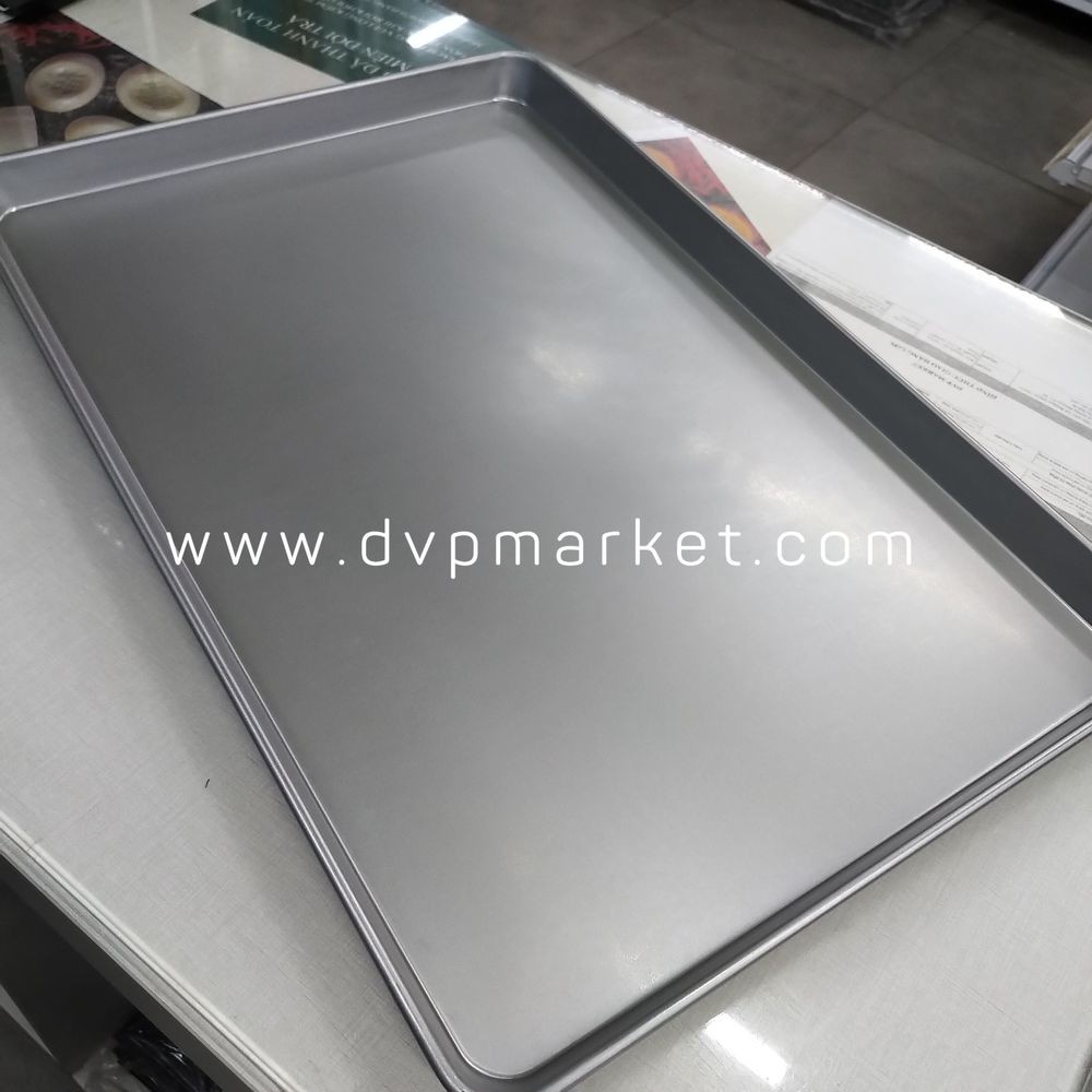 Khay nướng thép carbon Sanneng cao cấp | 600x400x30mm