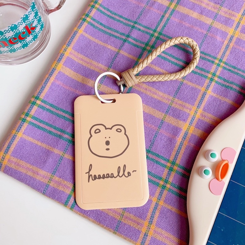 Vỏ nhựa đựng thẻ học sinh, sinh viên/ thẻ ID bằng nhựa in hoạ tiết dễ thương