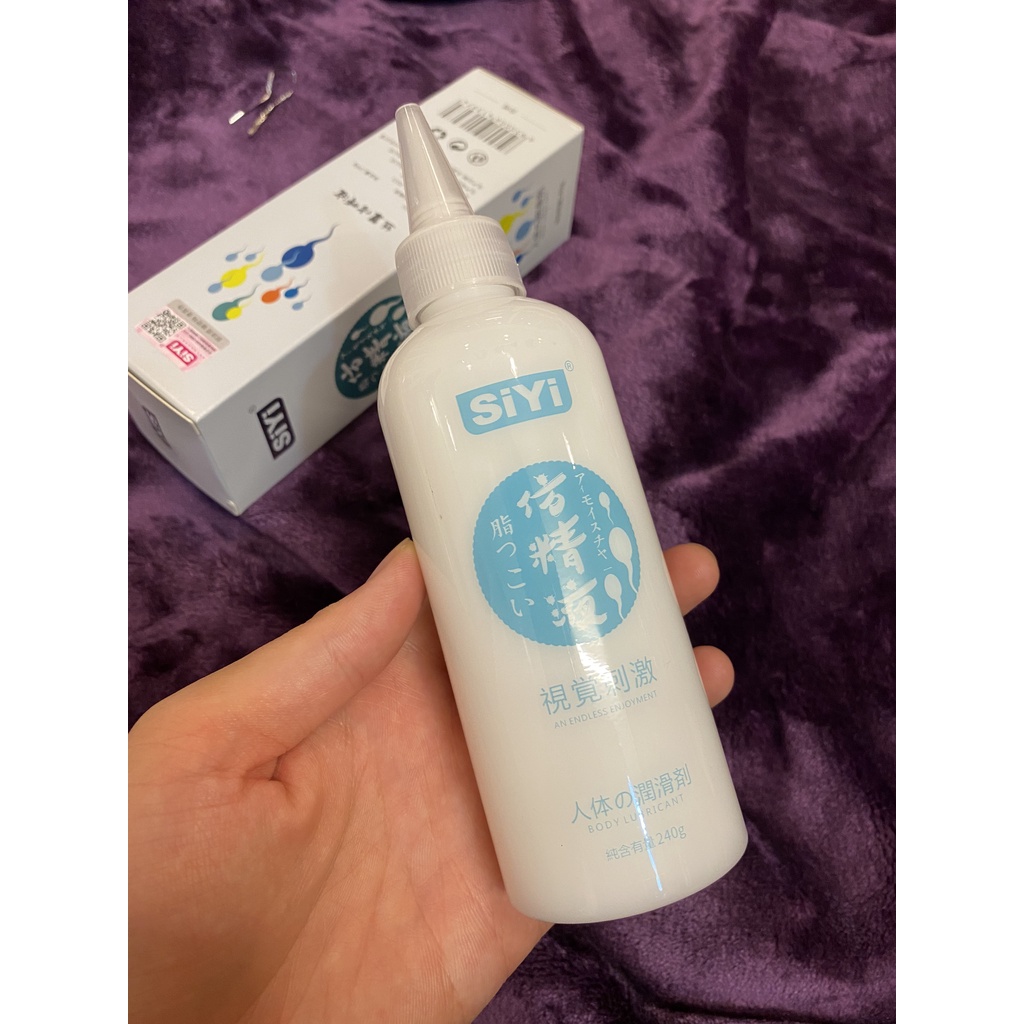 Gel bôi trơn tinh trùng Siyi trắng đục trơn nhớp chính hãng chai 240g
