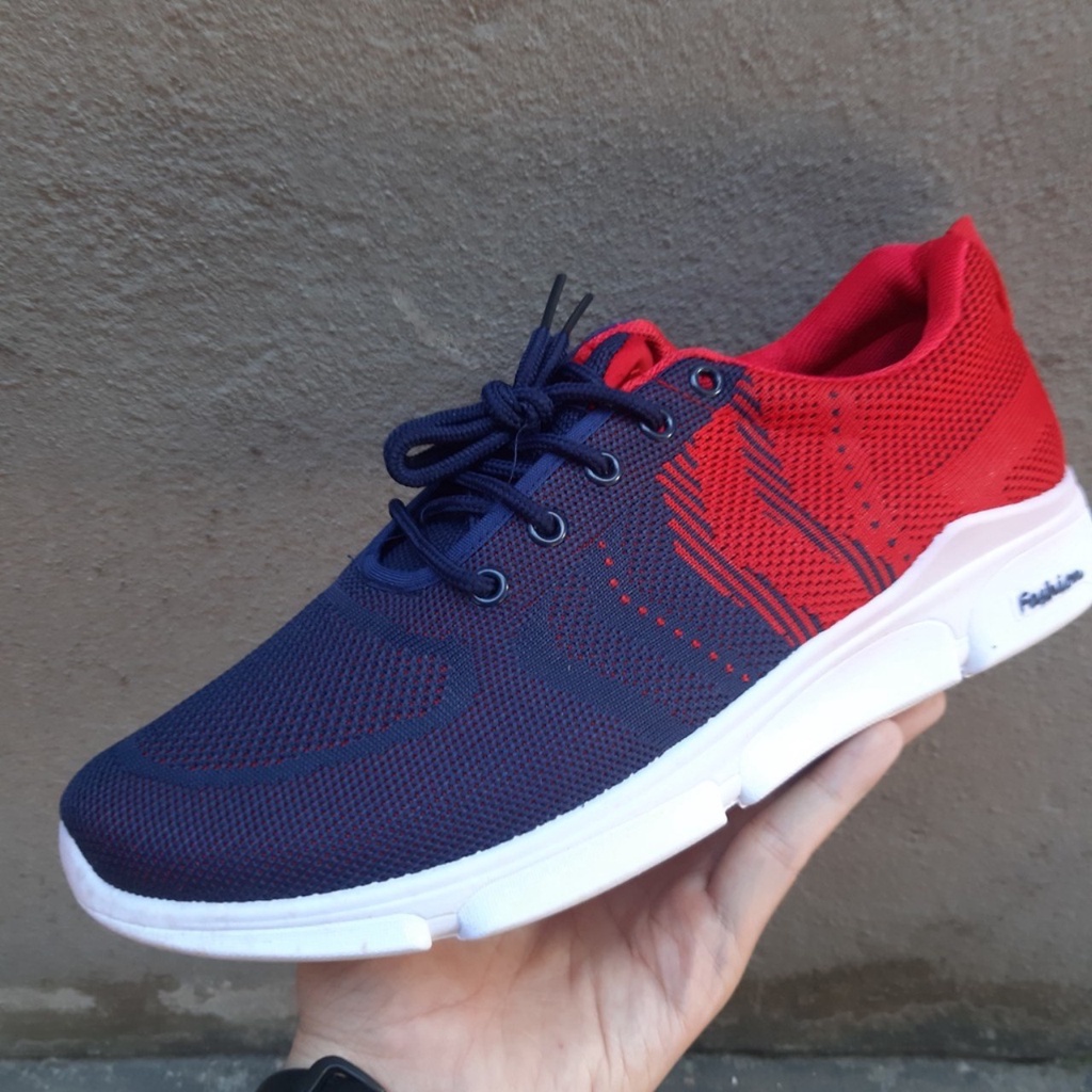 (Ảnh Thật)Giày Thể Thao Nam Spiso S036 Đỏ Xanh