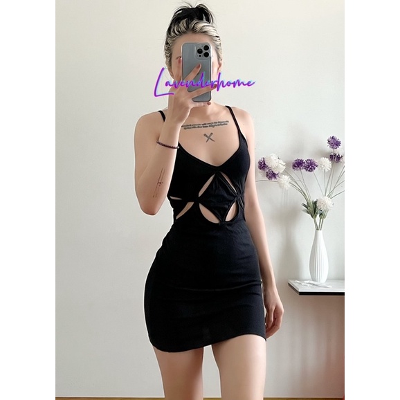 Đầm ôm body cắt xẻ cá tính CXTB