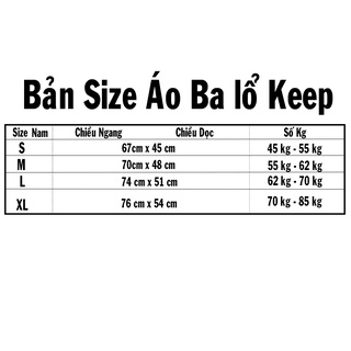 Bộ áo ba lổ Keep & Fly Fighting 1 Bộ [Ảnh thật] [Có bảo hành] [Có sẵn] [Rẻ vô địch] [Free Ship]
