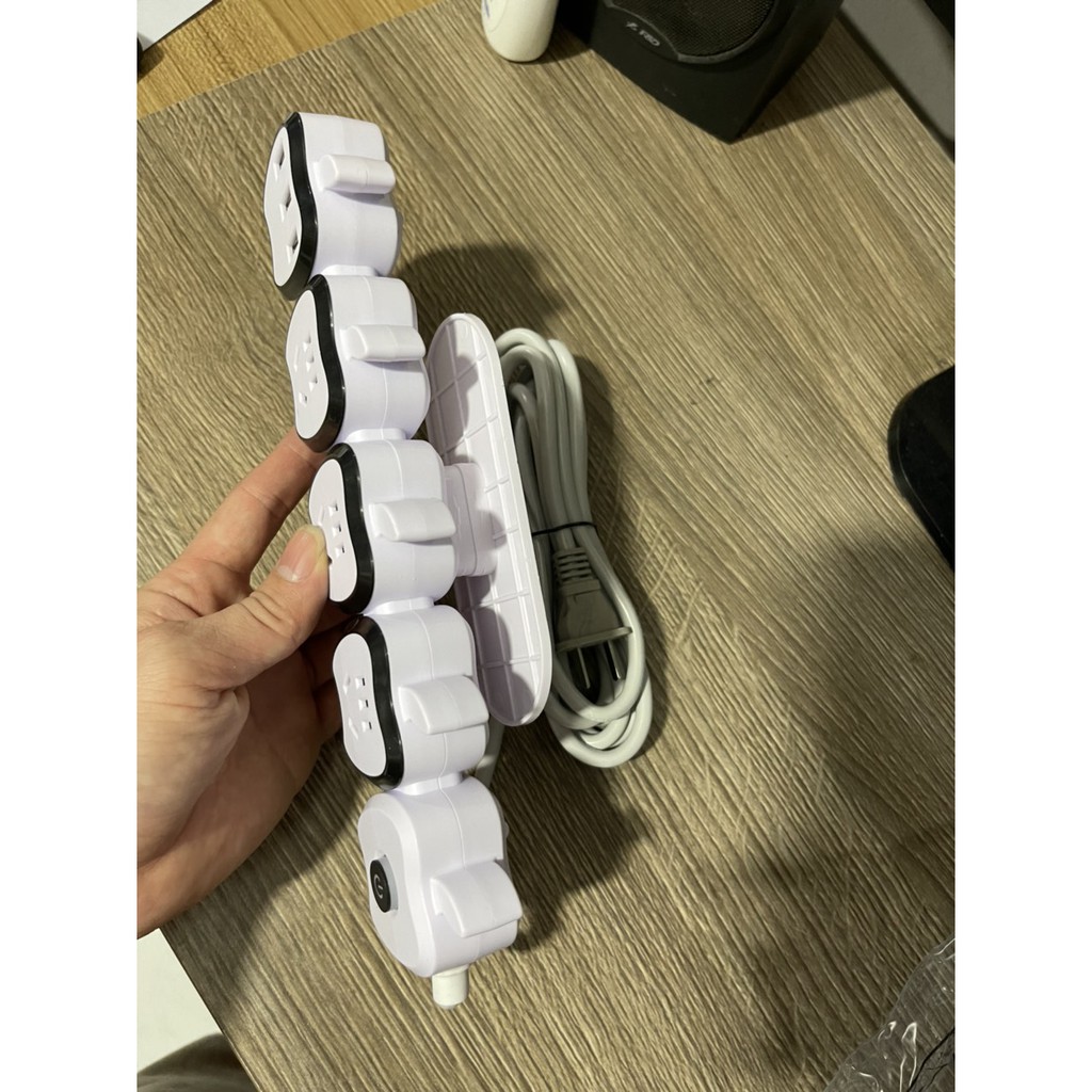 Ổ cắm đa chức năng Hình táo 31cm Bộ chuyển đổi ổ cắm đa chức năng gia đình với bảng USB HC7