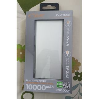 Pin sạc dự phòng Esaver 10000mah Jp106s 2.4A đèn pin Full Box