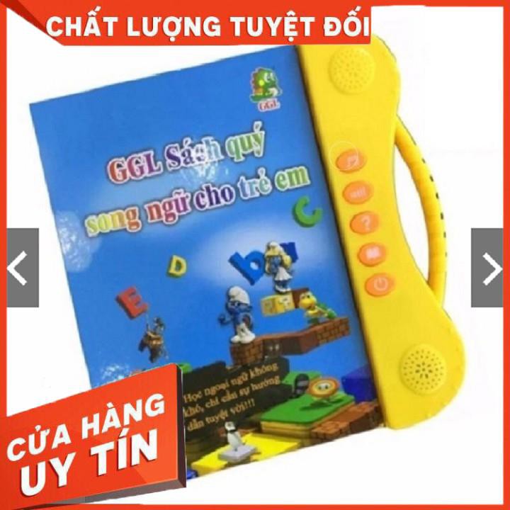 [XẢ KHO+FREE SHIP] Sách điện tử song ngữ Anh Việt cho bé biết hát kể chuyện đánh vần