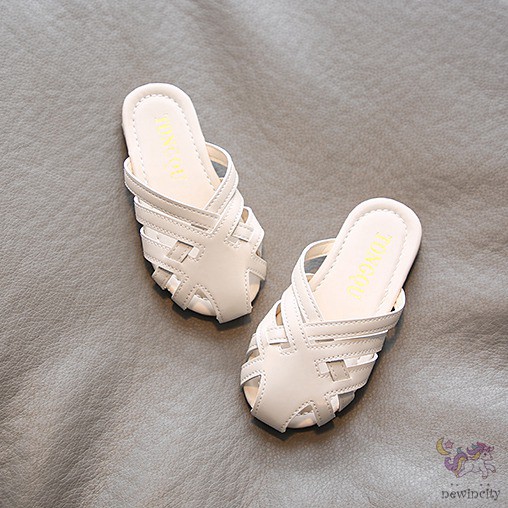 Dép Đi Biển Đế Mềm Chống Trượt Xinh Xắn Cho Bé Gái