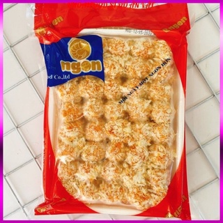VIÊN HẢI SẢN SỐT PHÔ MAI ONGON 500g, Viên xù phô mai, xiên chiên vỉ hè ( Giao hàng HN)