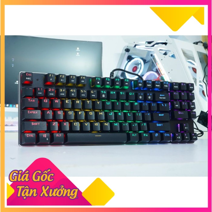 Bàn Phím Cơ Gaming Gnet K89 RGB